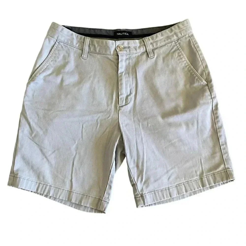 Nautica THE DECIK SHORT / CLASSIC FIT Stretch Blue SZ 30 W #1327